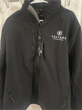 Caesars Southern Indiana Men's Black Performance Softshell Jacket
